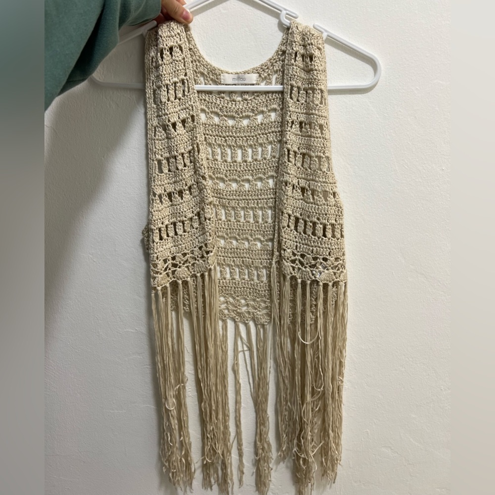 Bohemian Crochet Vest
